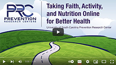 The CDC PRC Program debuts animated video highlighting the USC PRC and Faith, Activity, and Nutrition (FAN) online training program